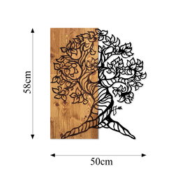Wallity Monumental Tree 1 Escultura de Pared de Madera y Metal